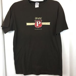 Yeungling Beer T-Shirt Brown Sz M